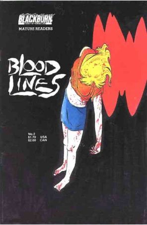 Bloodlines 2 published by Blackburn with cover art by Rob Walton
