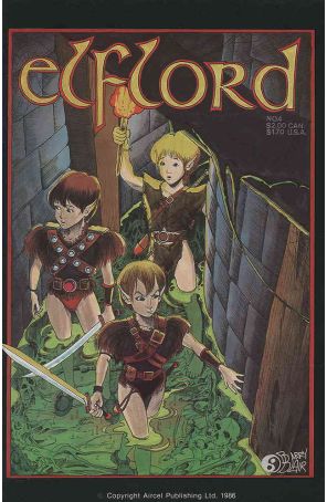 Elflord 4 published by Aircel with cover art by Barry Blair