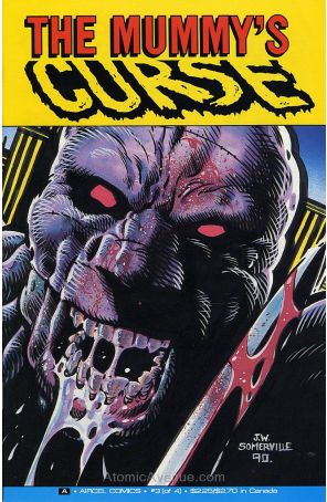 The Mummy's Curse 3 published by Aircel with cover art by Jim Somerville