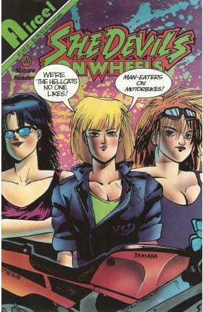 She-Devils on Wheels 1 published by Aircel with cover art by Wes Abbott