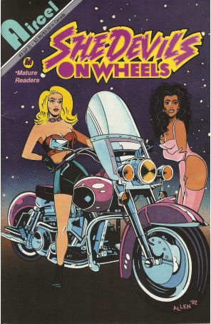 She-Devils on Wheels 3 published by Aircel with cover art by Joseph Allen
