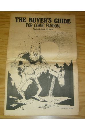 The Buyer's Guide for Comic Fandom 284 published by Alan Light with cover art by Tim Fuller