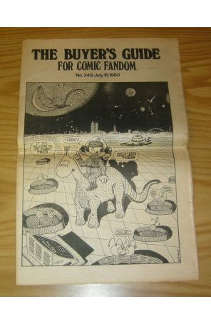 The Buyer's Guide for Comic Fandom 348 published by Alan Light