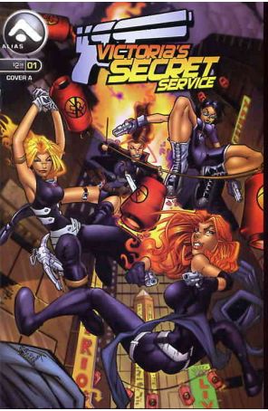 Victoria's Secret Service 1A published by Alias with cover art by Nadir Balan