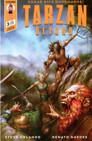 Tarzan Beyond 3A published by Alien Books with cover art by Agustin Alessio
