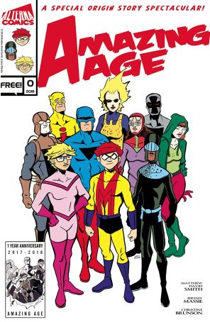 Amazing Age 0 published by Alterna with cover art by Jeremy Massie