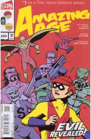 Amazing Age 3 published by Alterna with cover art by Jeremy Massie