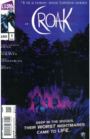 Croak 1 published by Alterna with cover art by Francesco Iaquinta