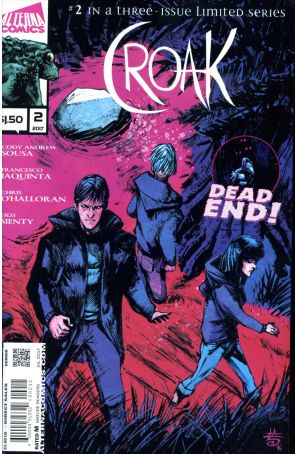 Croak 2 published by Alterna with cover art by Francesco Iaquinta