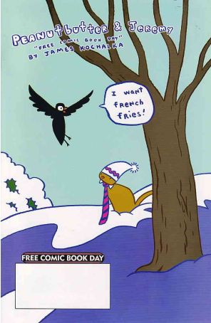 Peanut Butter And Jeremy FCBD 1 published by Alternative with cover art by James Kochalka