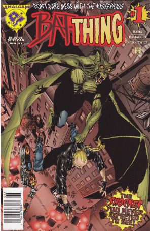 Bat-Thing 1 (Newsstand) published by Amalgam with cover art by Rodolfo Damaggio