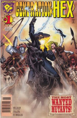 Generation Hex 1 (Newsstand) published by Amalgam with cover art by Adam Pollina