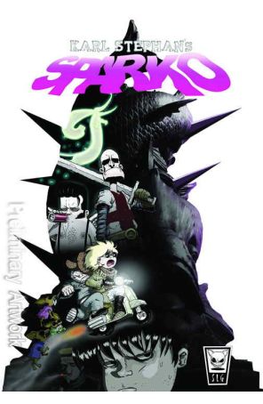 Sparko 1 published by Amaze Ink with cover art by Karl Stephan