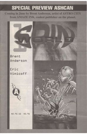 Spinworld Ashcan 1 published by Amaze Ink with cover art by Brent Anderson