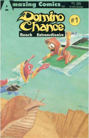 Domino Chance: Roach Extraordinaire 1 published by Amazing with cover art by Kevin Lenagh