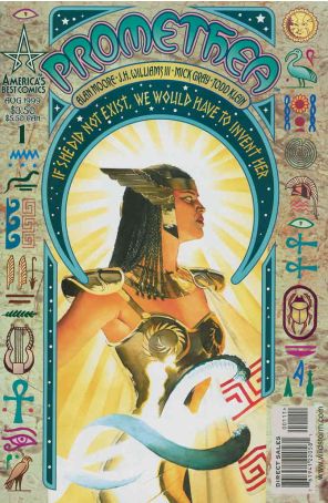 Promethea 1 published by America's Best with cover art by Alex Ross