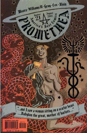 Promethea 21 published by America's Best with cover art by J.H. Williams III