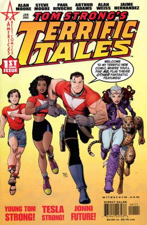 Tom Strong's Terrific Tales 1 published by America's Best with cover art by Arthur Adams
