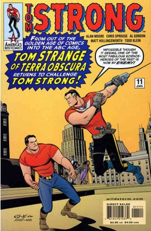 Tom Strong 11 published by America's Best with cover art by Chris Sprouse