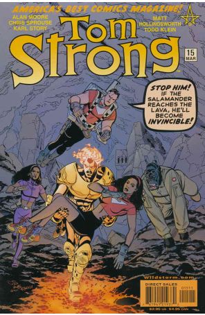 Tom Strong 15 published by America's Best with cover art by Chris Sprouse
