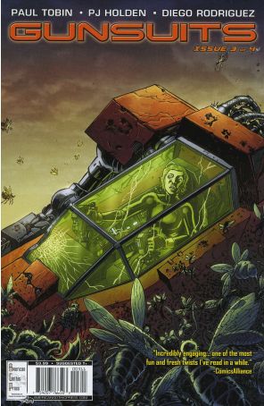 Famous Monsters Presents: Gunsuits 3A published by American Gothic Press with cover art by P. J. Holden