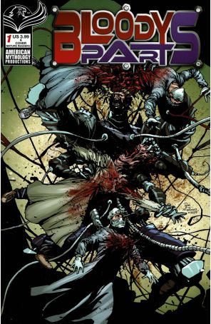 Bloody Parts 1A published by American Mythology with cover art by Roy Allen Martinez