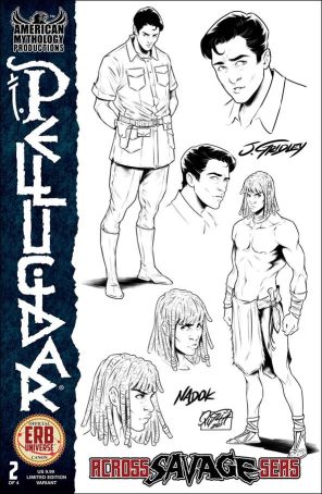 Pellucidar: Across the Savage Seas 2B published by American Mythology with cover art by Miriana Puglia