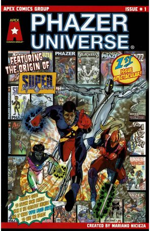 Phazer Universe 1A published by Apex with cover art by Mariano Nicieza