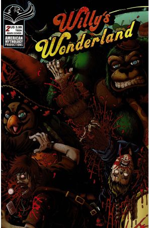 Willy's Wonderland Prequel 2 published by American Mythology with cover art by Buz Hasson, Ken Haeser