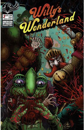 Willy's Wonderland Prequel 3 published by American Mythology with cover art by Ken Haeser