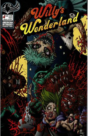 Willy's Wonderland Prequel 4 published by American Mythology with cover art by Ken Haeser