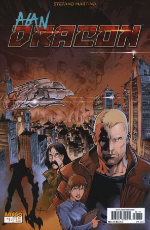 Alan Dracon 1 published by Amigo with cover art by Stefano Martino