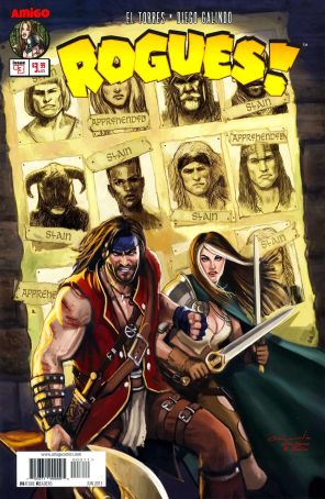 Rogues! (Amigo) 3 published by Amigo with cover art by Diego Galindo
