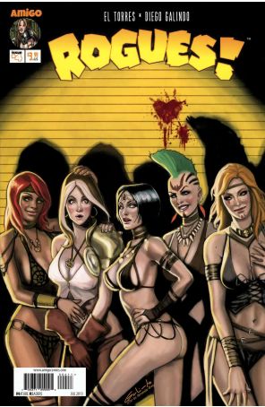 Rogues! (Amigo) 4 published by Amigo with cover art by Diego Galindo