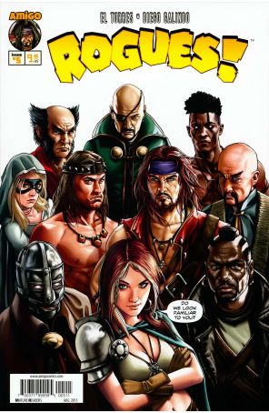 Rogues! (Amigo) 5 published by Amigo with cover art by Juan Carlos Ruiz
