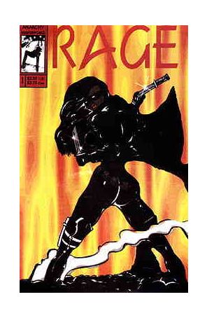 Rage 1 published by Anarchy Bridgeworks with cover art by Ernest Poesy