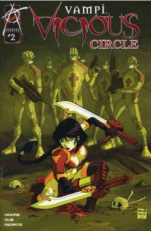 Vampi Vicious Circle 2B published by Anarchy with cover art by Dub Drey