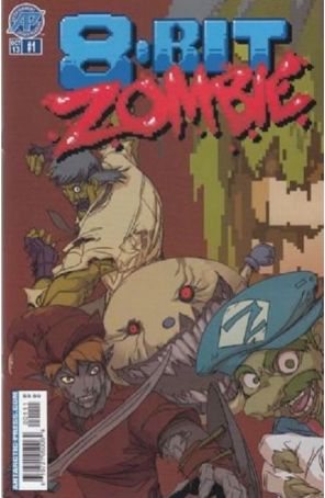 8-Bit Zombie 1 published by Antarctic with cover art by David Hutchison