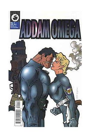 Addam Omega 1 published by Antarctic with cover art by Bill Hughes