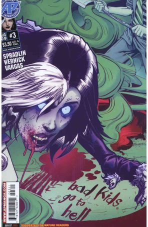 Bad Kids Go to Hell 3 published by Antarctic with cover art by Anthony Vargas