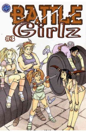 Battle Girlz 3 published by Antarctic with cover art by Rod Espinosa