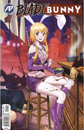 Blade Bunny 1 published by Antarctic with cover art by David Hutchison