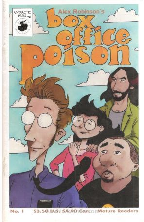 Box Office Poison 1 published by Antarctic with cover art by Alex Robinson