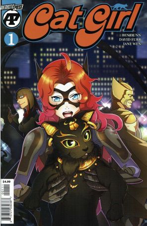 Cat Girl 1 published by Antarctic with cover art by Jane Wen