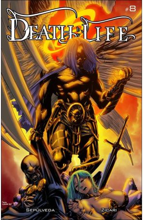 Death By Life 8 published by Antarctic with cover art by Claudio Sepulveda