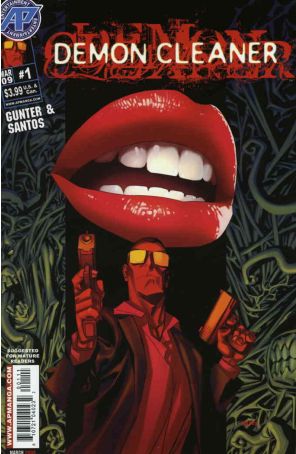 Demon Cleaner 1 published by Antarctic with cover art by Kelsey Shannon