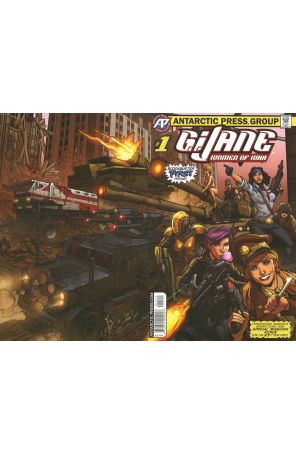 G.I. Jane (2nd Series) 1 published by Antarctic with cover art by Brian Denham