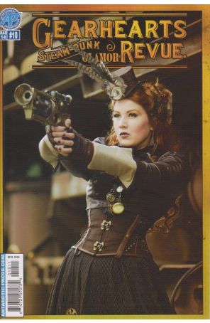 Gearhearts Steampunk Glamor Revue 10 published by Antarctic with cover art by Greg Daniels