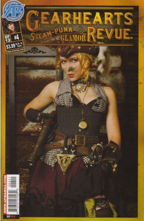 Gearhearts Steampunk Glamor Revue 4 published by Antarctic with cover art by Greg Daniels