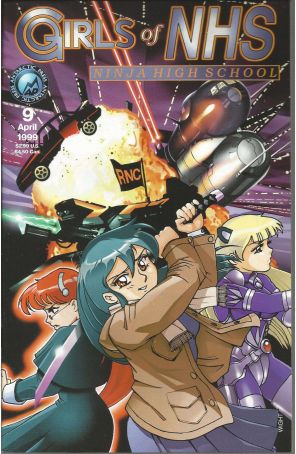 Girls of Ninja High School 9 published by Antarctic